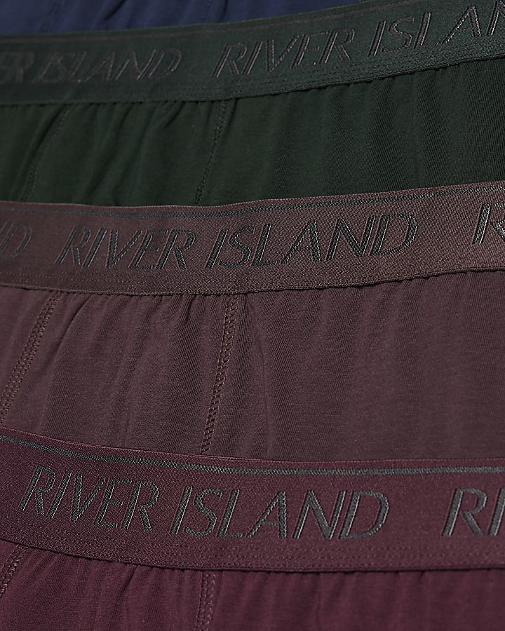 Blue Multicolour Toned Pack Of 5 Trunks