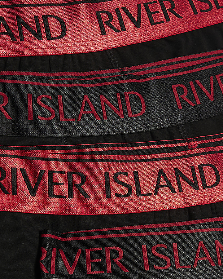 Red And Black Tipped Pack Of 5 Trunks