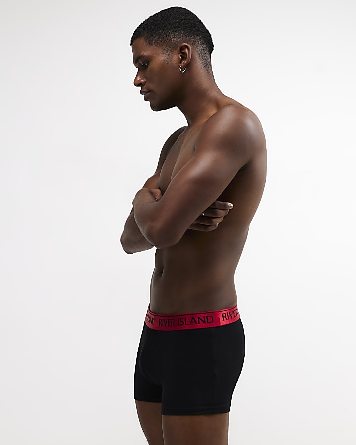 Red And Black Tipped Pack Of 5 Trunks