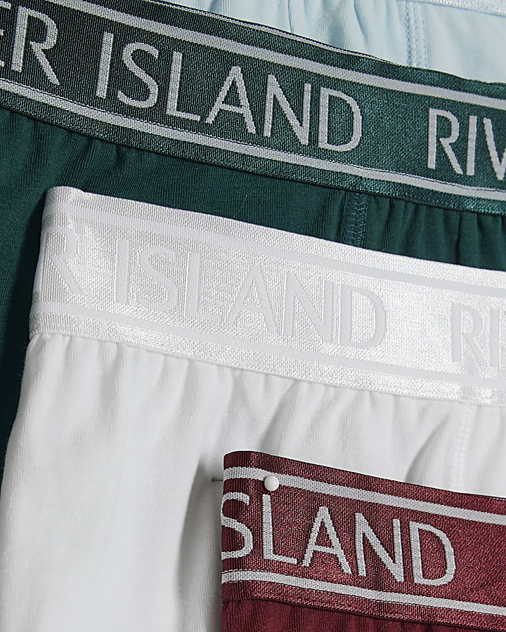 White Pastel Colour Pack Of 5 Trunks