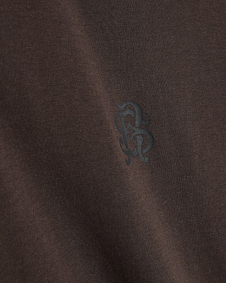 Brown Check Loungewear Set