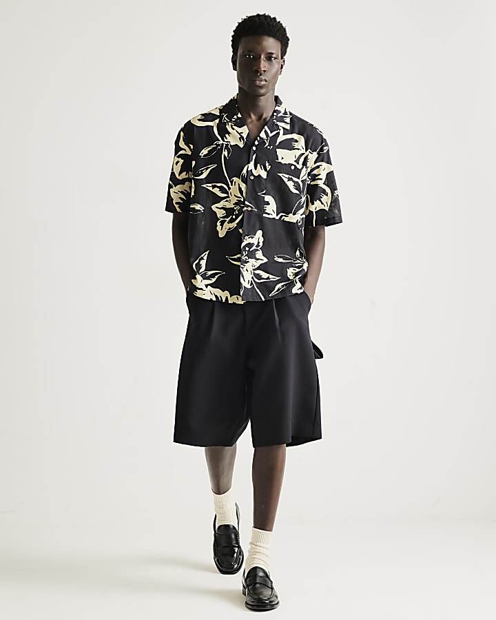 Black RI Studio Long Jorts