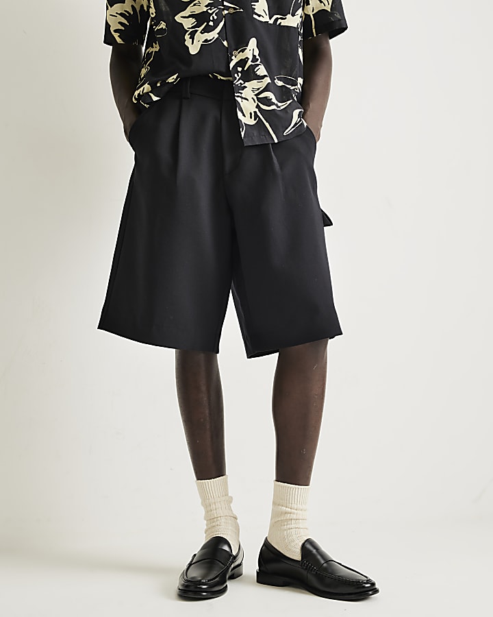 Black RI Studio Long Jorts