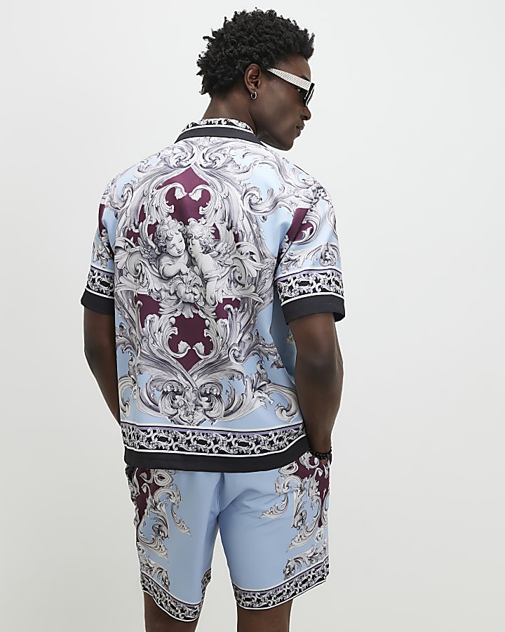 Red Cherub Renaissance Shirt Set