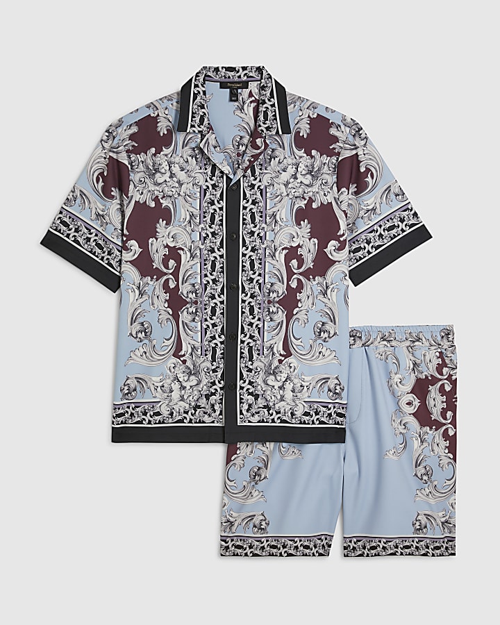 Red Cherub Renaissance Shirt Set