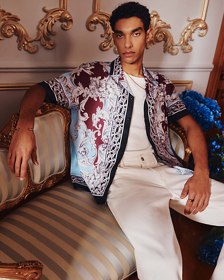 Red Cherub Renaissance Shirt Set