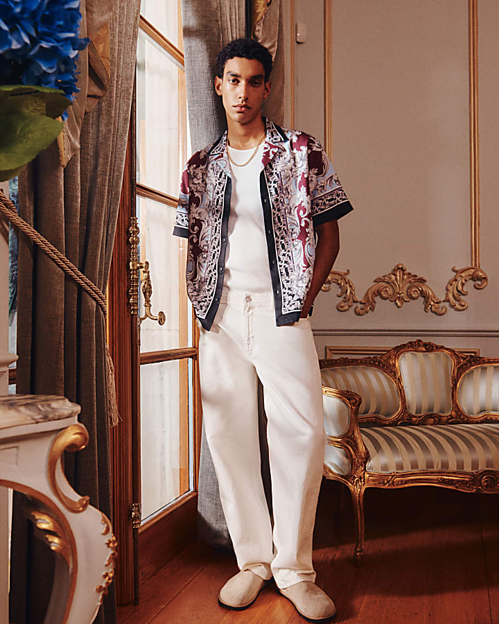 Red Cherub Renaissance Shirt Set