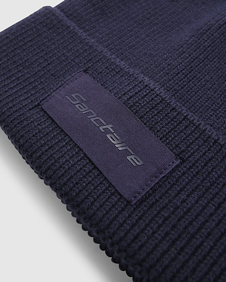 Navy Knitted Beanie