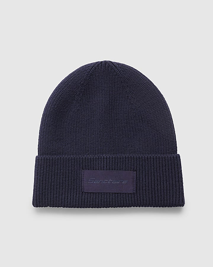 Navy Knitted Beanie