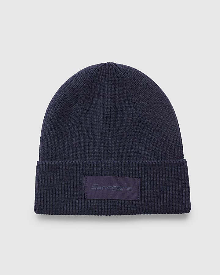 Navy Knitted Beanie