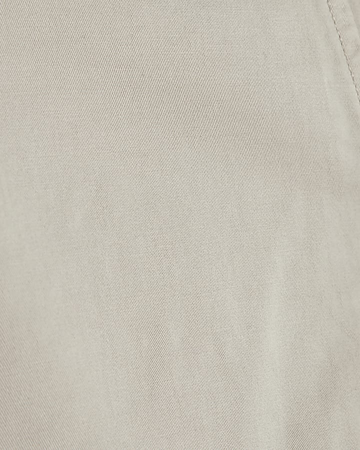 Grey Skinny Fit Chino Trousers