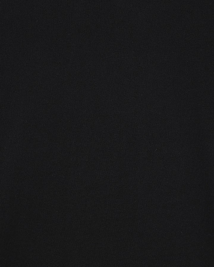 Black Regular Fit Cotton Long Sleeve T-Shirt