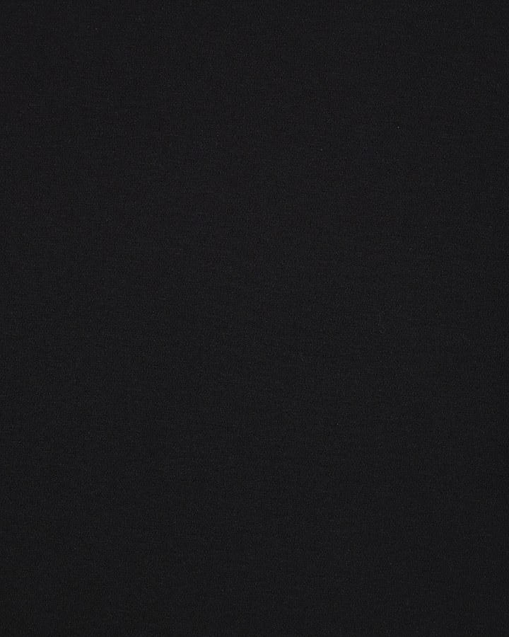 Black Slim Fit Cotton T-Shirt