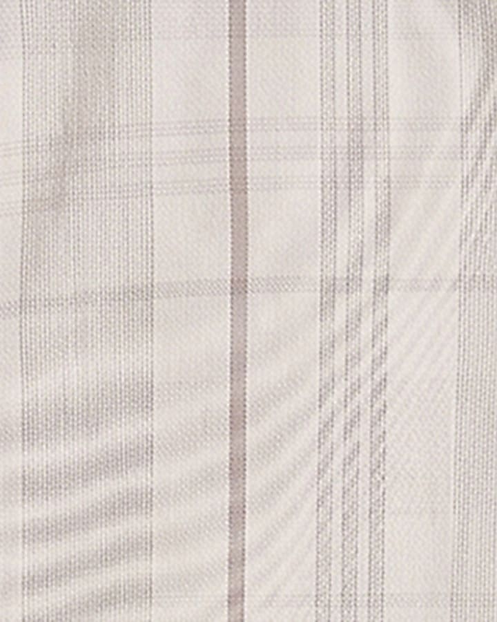 Beige Micro Check Corduroy Shirt