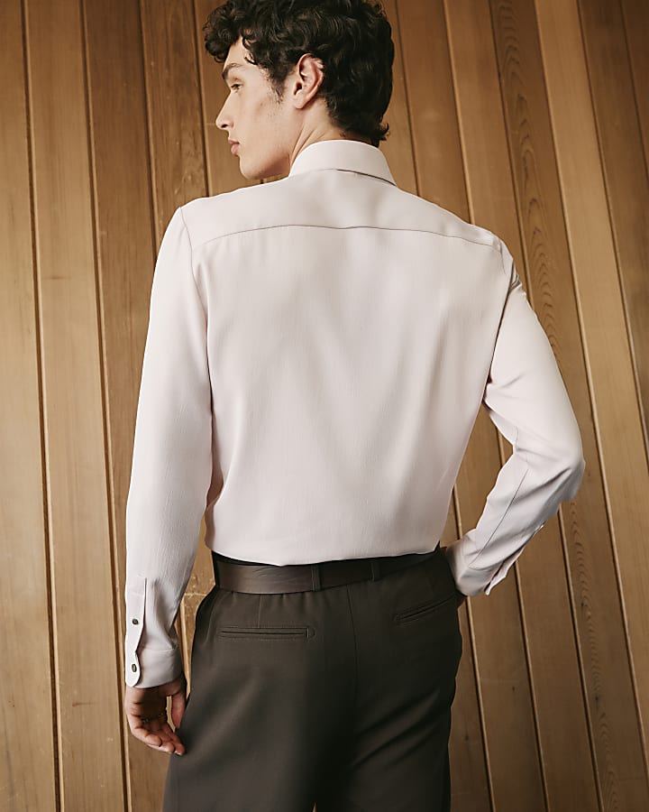 Pink Twisted Tailor Satin Shirt