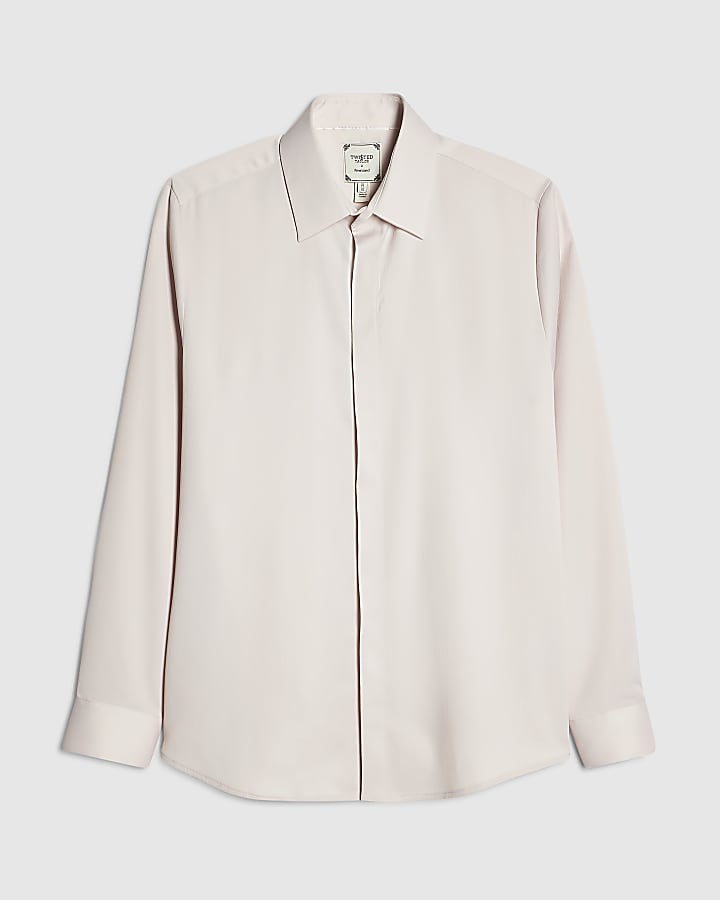 Pink Twisted Tailor Satin Shirt