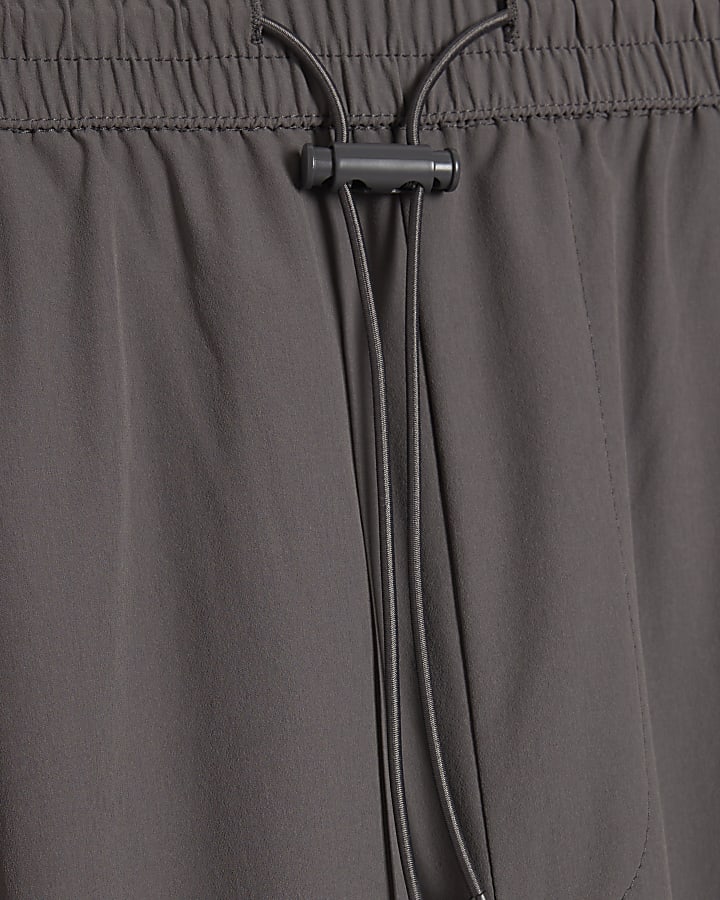 Grey Skinny Fit Cargo Trousers