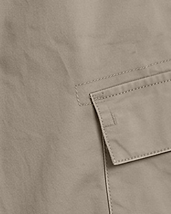 Beige Regular Fit Cargo Trousers