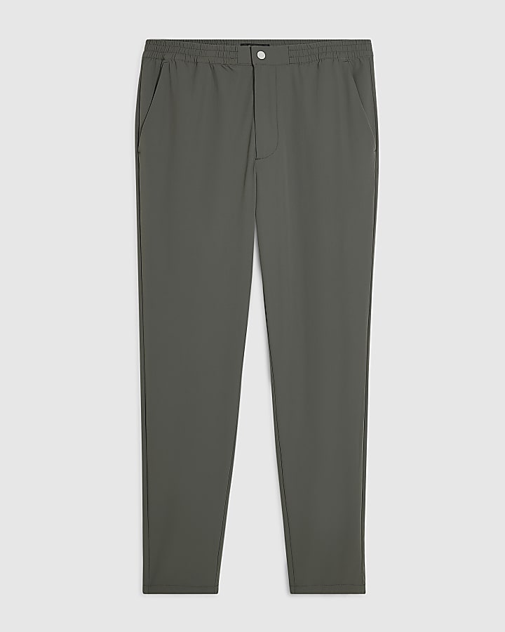Grey Skinny Fit Trousers