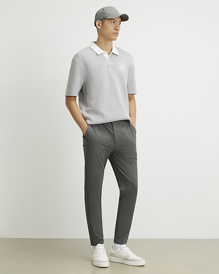 Grey Skinny Fit Trousers
