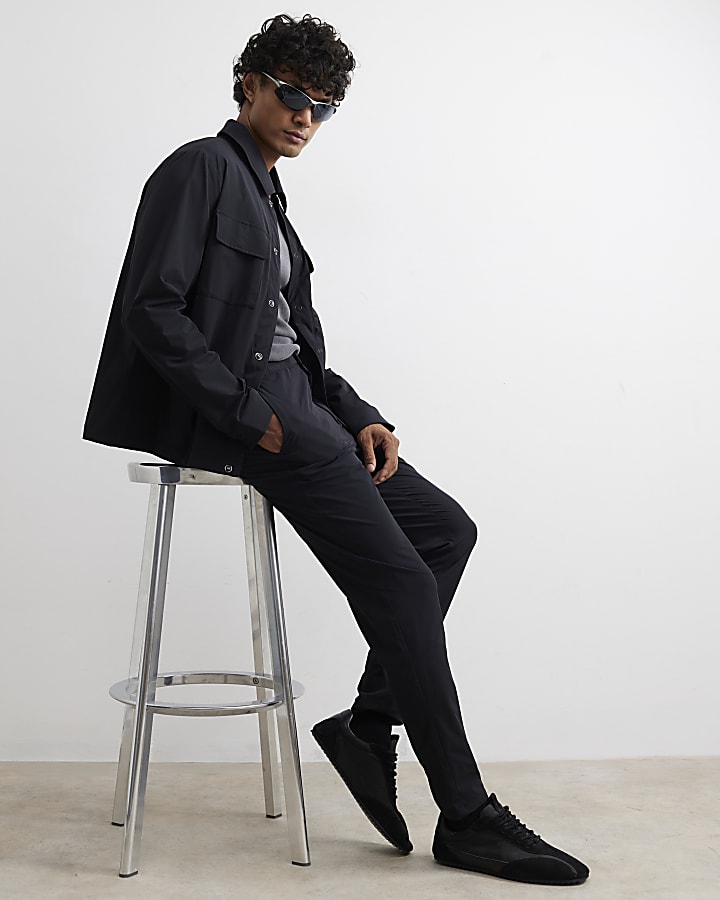 Black Skinny Fit Trousers