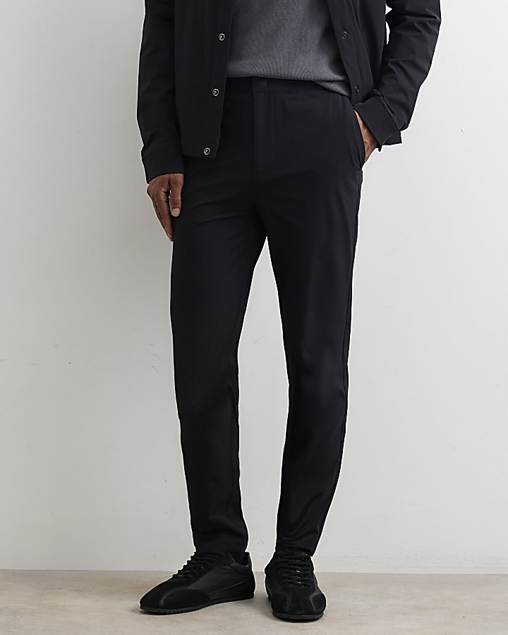 Black Skinny Fit Trousers