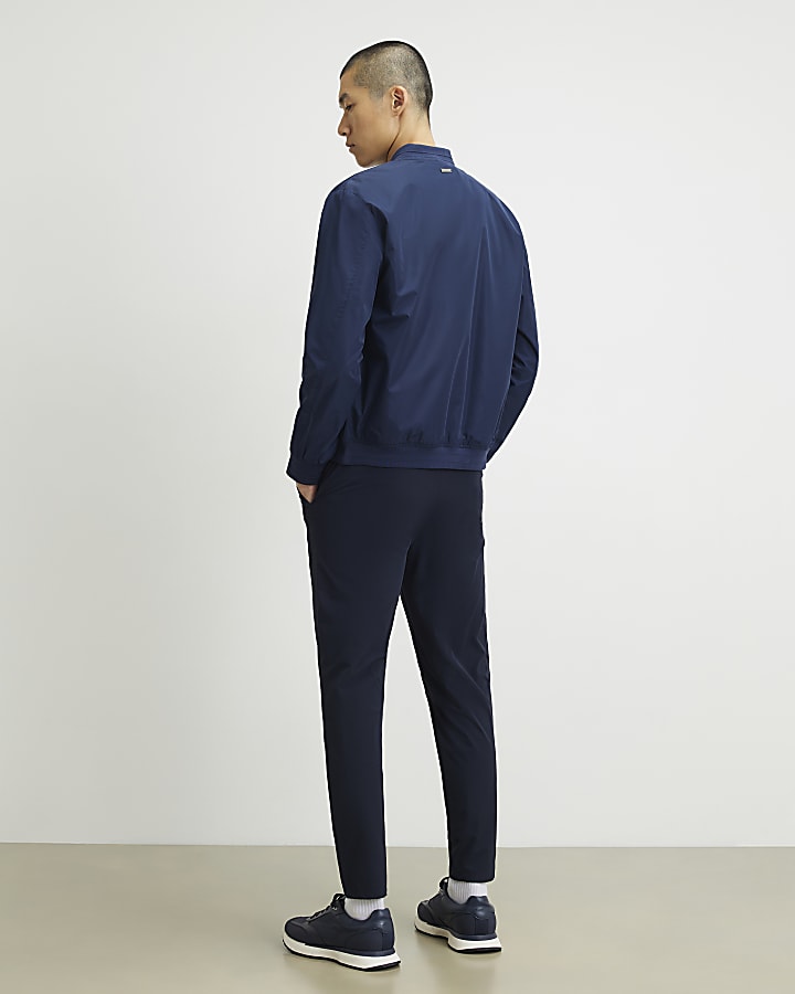 Navy Skinny Fit Trousers