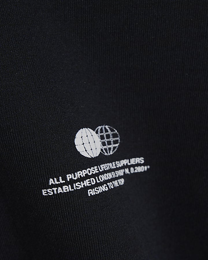 Navy Oversized Fit Sanctuaire Hoodie