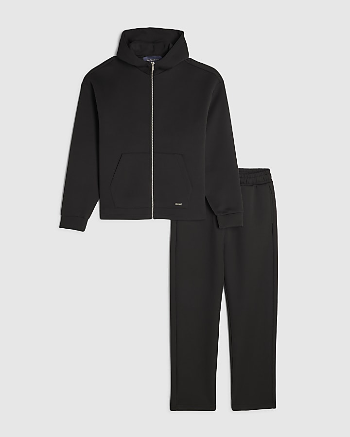 Grey Oversized Fit Hoodie and Joggers Set