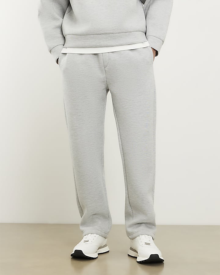 Grey Oversized Fit Hoodie And Joggers Set