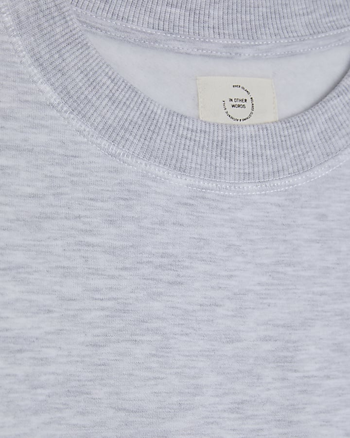 Grey Regular Fit Sweatshirt