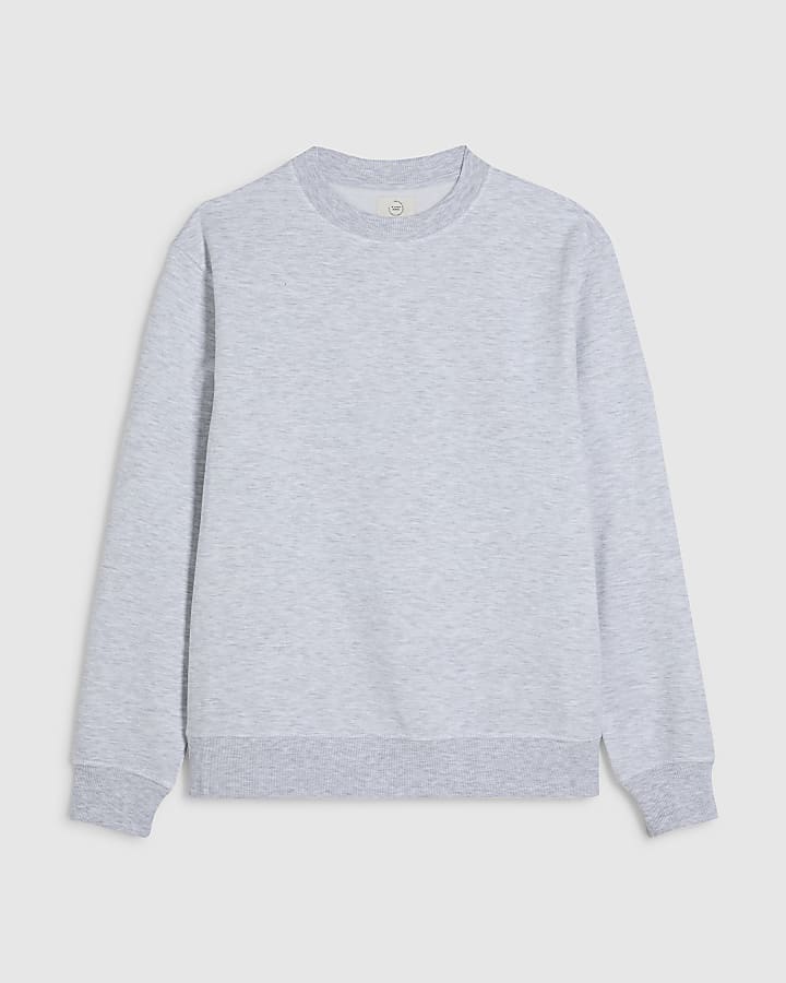 Grey Regular Fit Sweatshirt