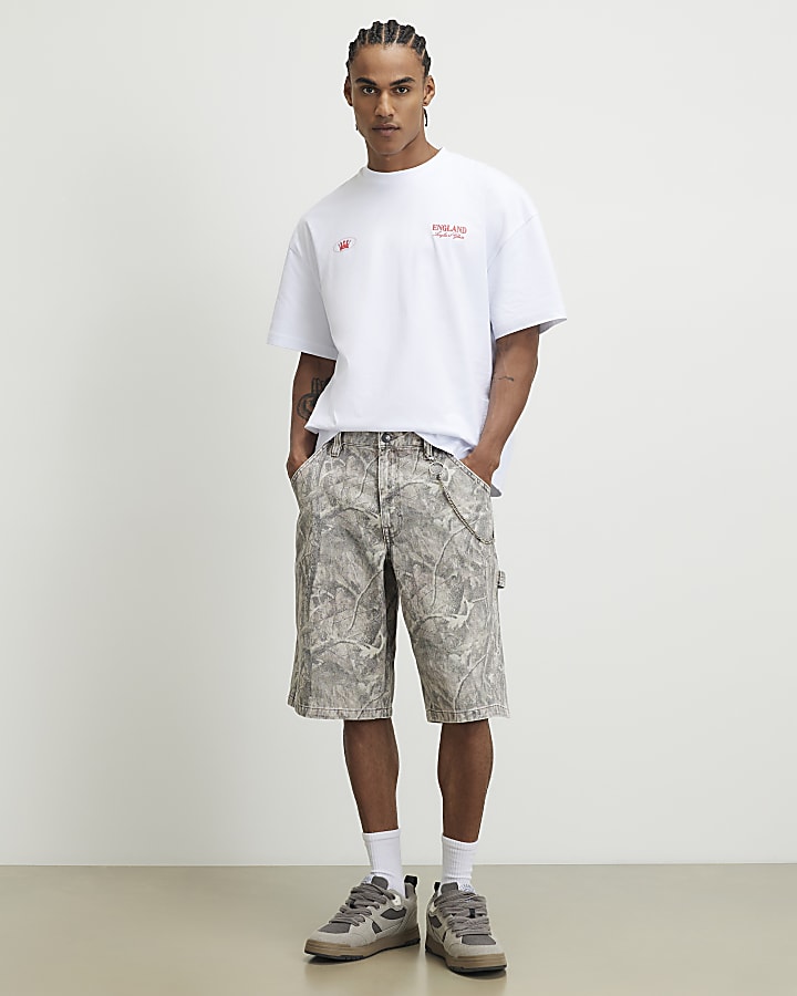 White England Gothic Script T-Shirt