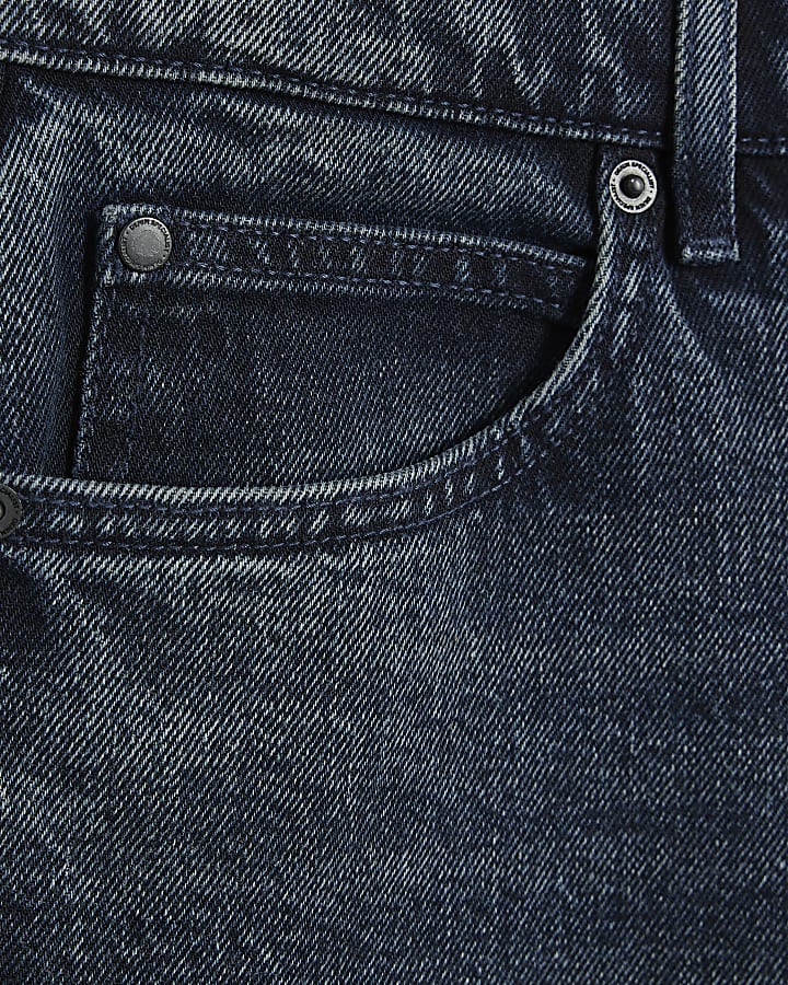 Blue Tapered Fit Jeans
