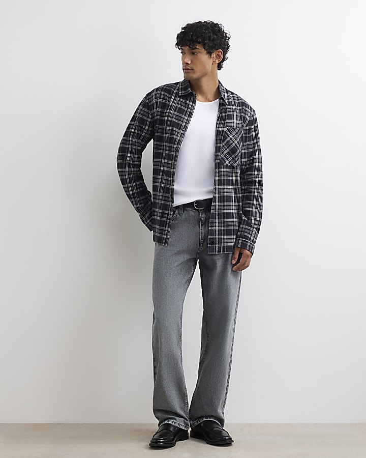 Grey Loose Fit Jeans