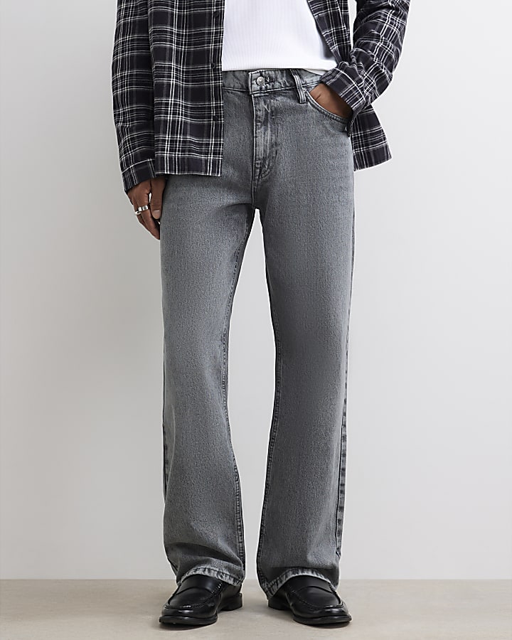 Grey Loose Fit Jeans