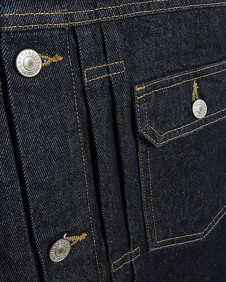 Blue-Rinse Denim Jacket