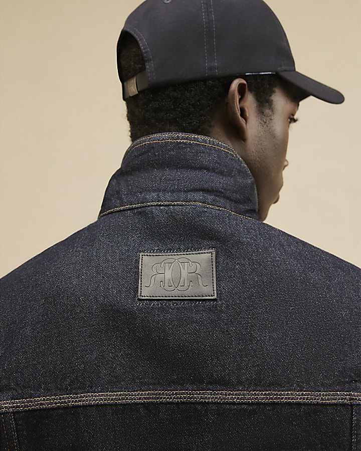 Blue-Rinse Denim Jacket