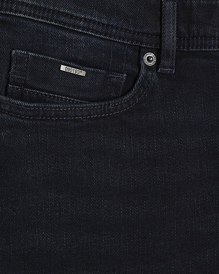 Blue Skinny Fit Washed Jeans