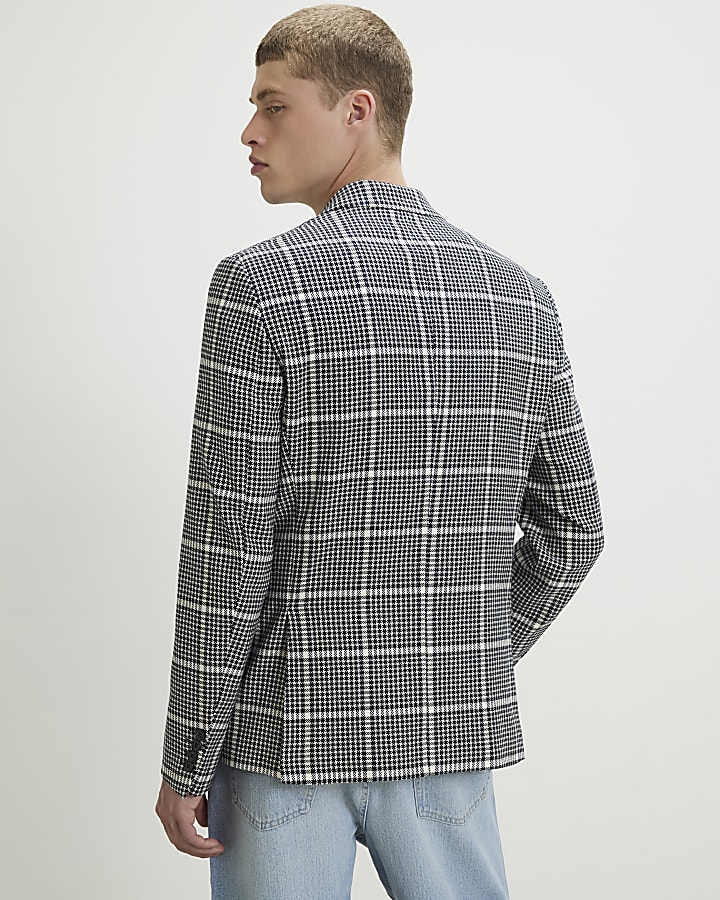 Black Check Blazer