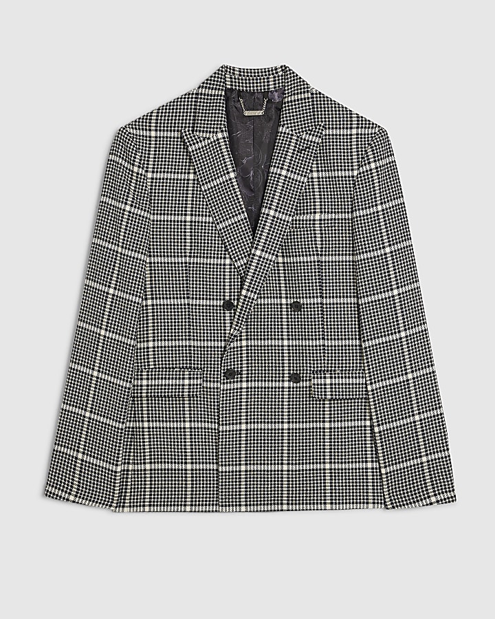 Black Check Blazer