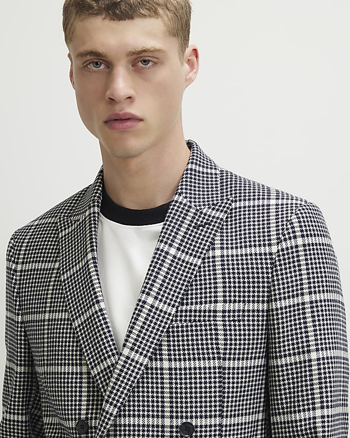 Black Check Blazer