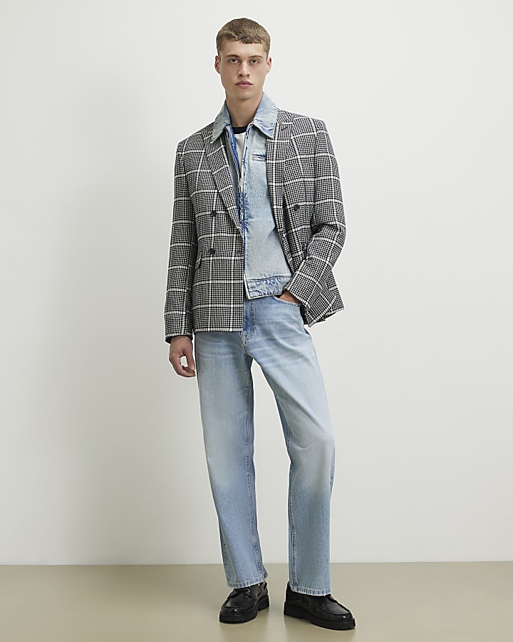 Black Check Blazer