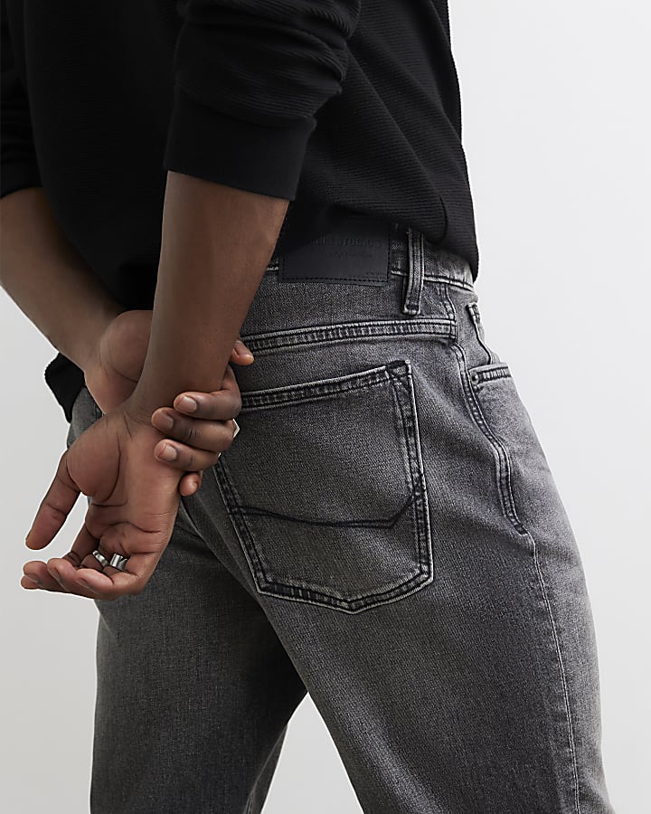 Grey Slim Fit Jeans