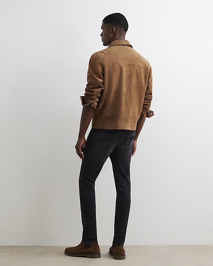 Black Spray On Jeans