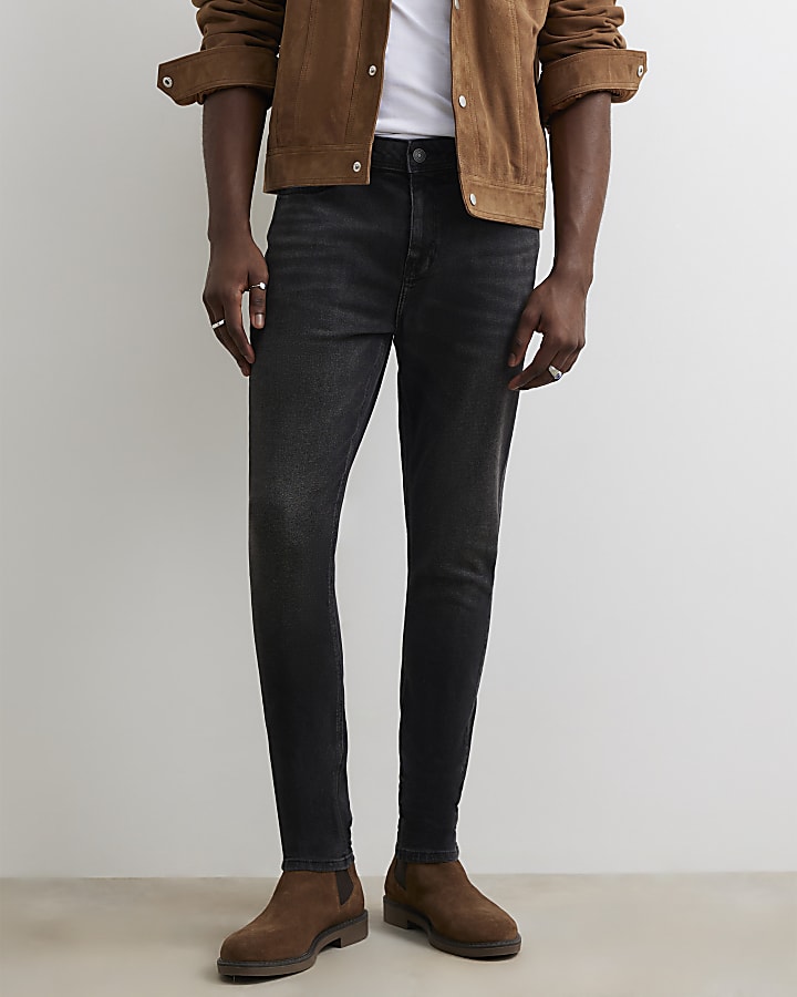 Black Spray On Jeans