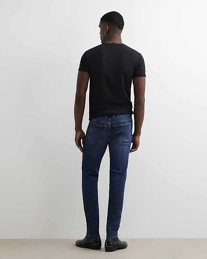 Blue Spray On Jeans