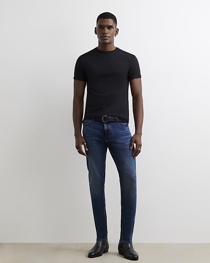 Blue Spray On Jeans