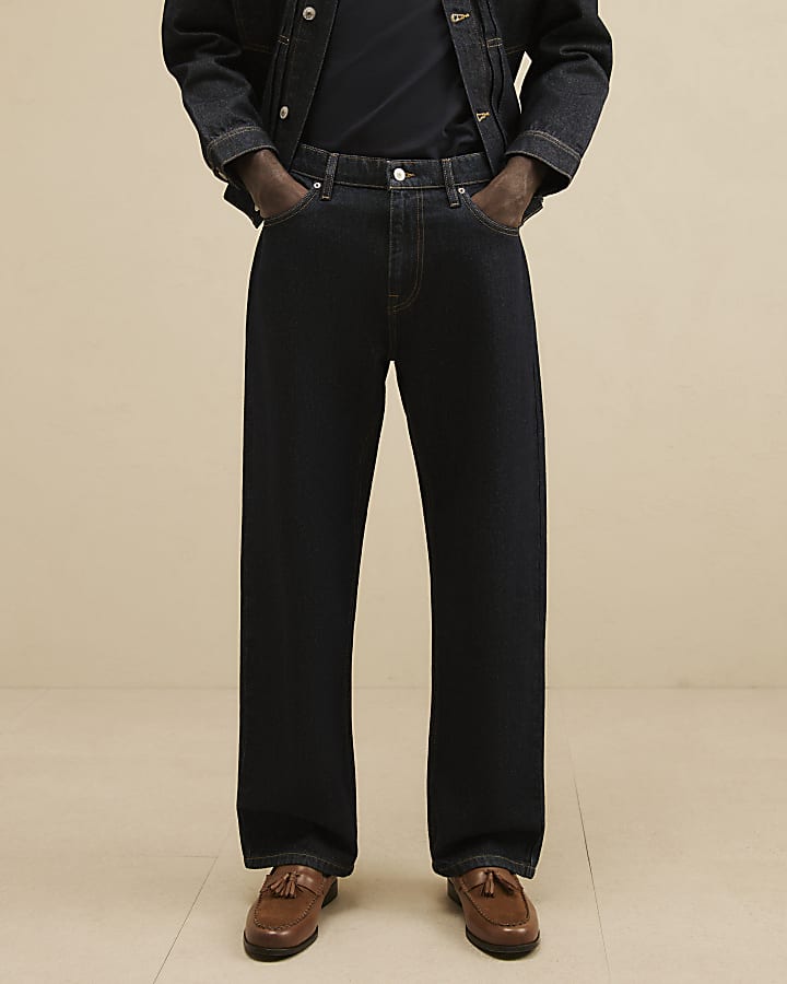 Blue Loose Fit Jeans