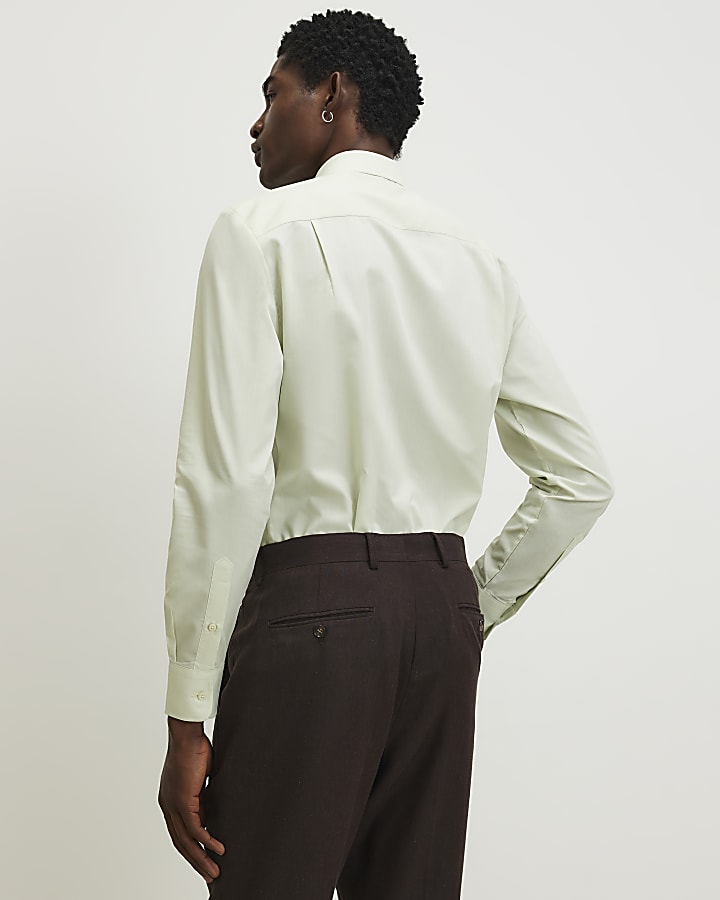 Green Slim Fit Shirt